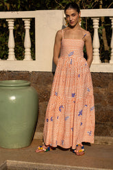 Cotton Frida Maxi Dress for Women