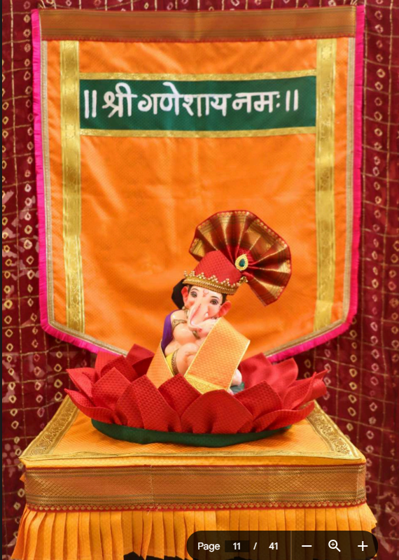 Ganesh Chaturthi Celebration Decor Full Set