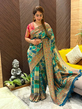 Ziyaara Luxe Georgette Saree