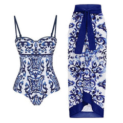 Swimsuit with cover-up