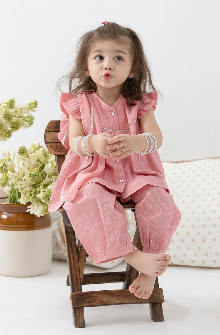 Girls Inara Pink Suit Set