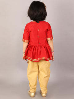 Kids cotton silk ethnic wear