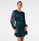 Goldie Petite Plisse Mini Dress