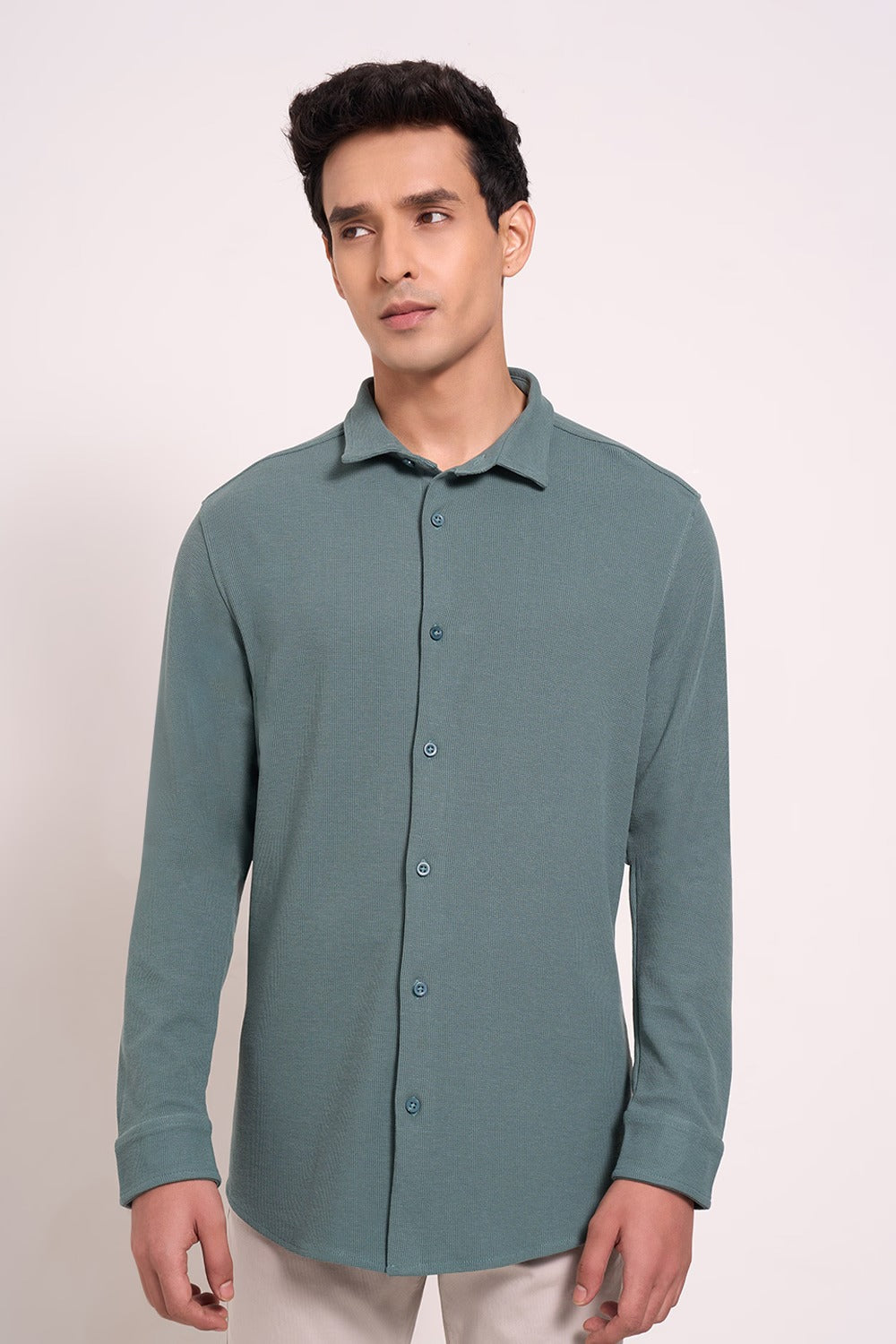 Athletic fit full sleeve shirt