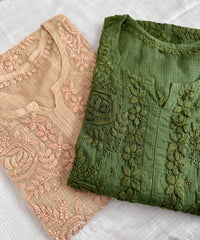 hand embroidered kurta