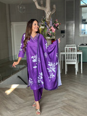 Gulbahaar Women's Muslin Co-ord Set