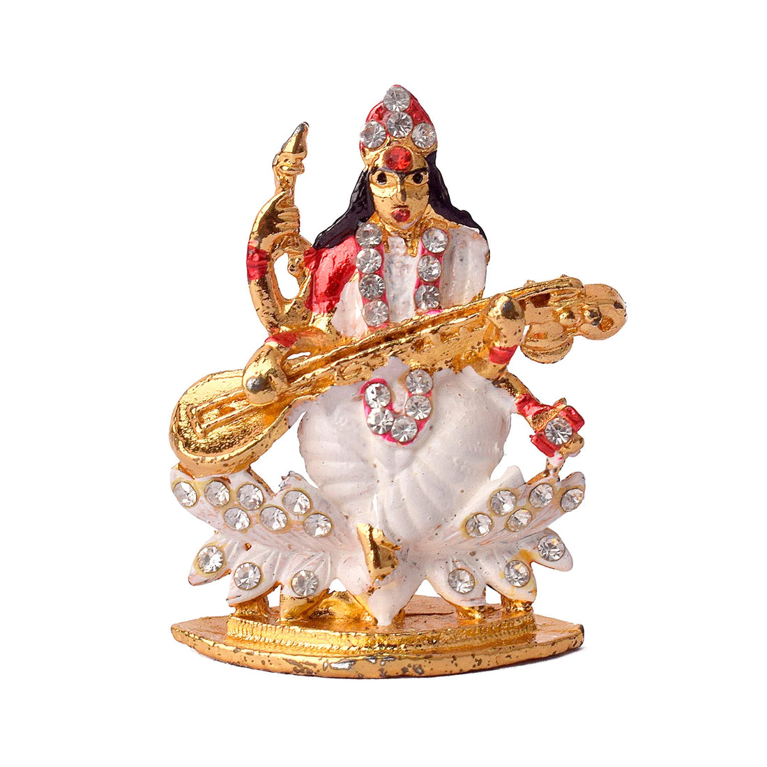 Handmade Car Dashboard Saraswati Idol