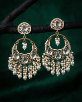 Pearl Rajveer Designer Chandbali Earrings