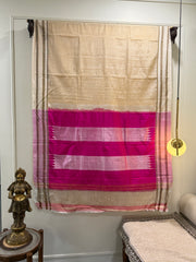 Pure silk pallu saree