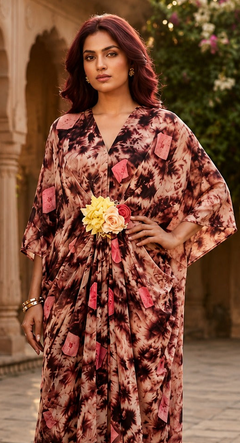 Earth & Rose Designer Georgette Kaftan