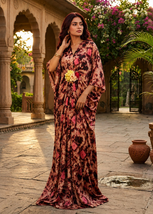Earth & Rose Designer Georgette Kaftan