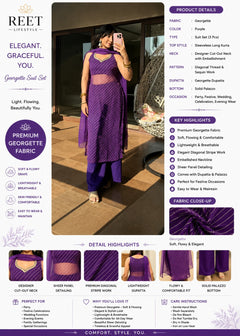 Amethyst Leheriya Suit Set