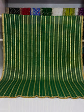 Kohinoor Gold Stripe Navratri Dupatta