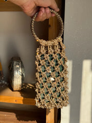 Sparkling Rhinestone Embellished Mobile Bag