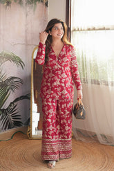 Brocade Embroidered Co-Ord Set