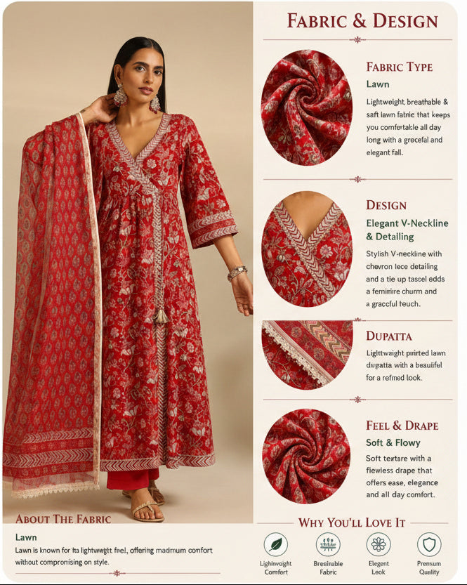 Gulnaar Anarkali Set