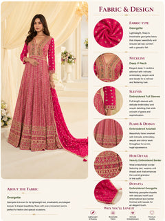 Rani Pink Bridal Anarkali Set