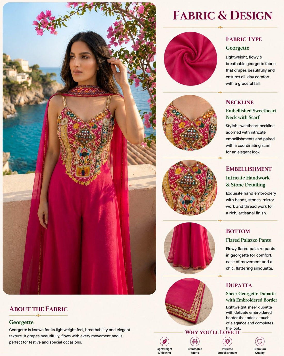 Rani Mirrorwork Jumpsuit Set