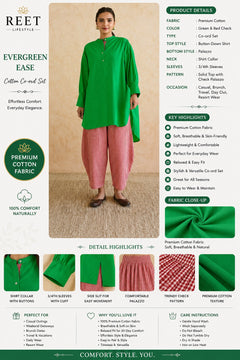 Tulsi Noor Striped Cotton Co-Ord Set