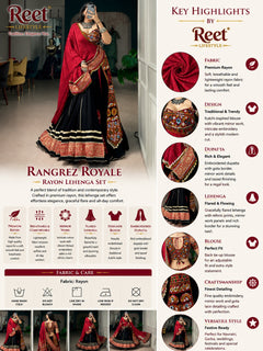 Rangrez Noir Gamthi Lehenga Choli