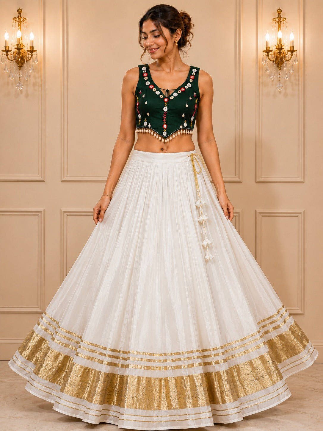 Navratri Rajwada Garba Corset Blouse