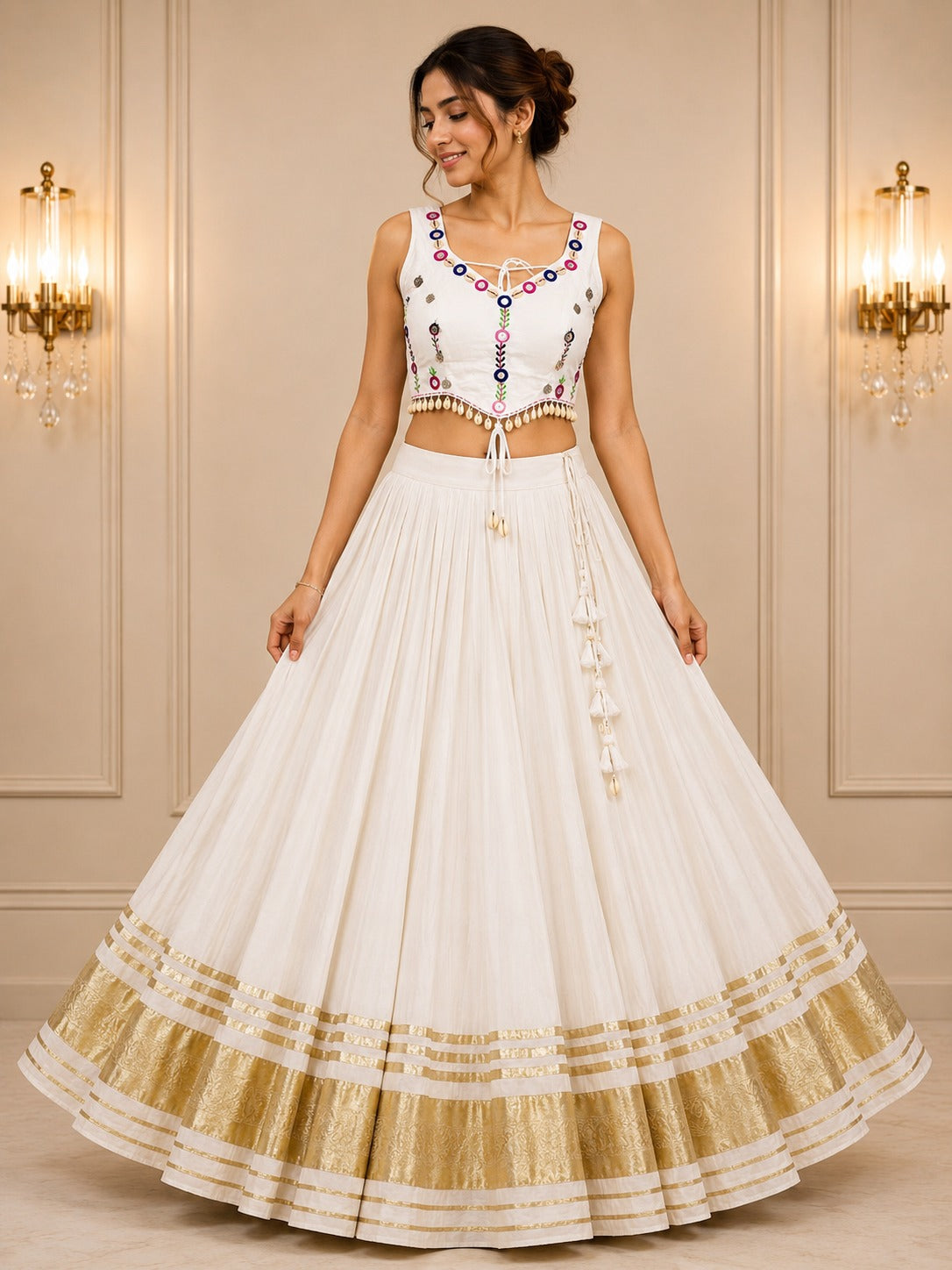 Navratri Rajwada Garba Corset Blouse