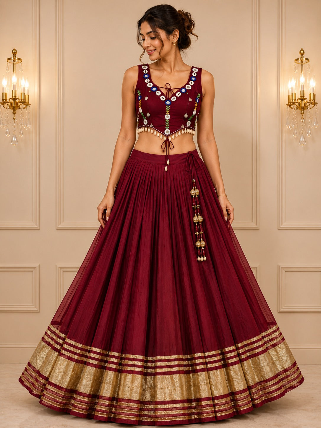 Navratri Rajwada Garba Corset Blouse