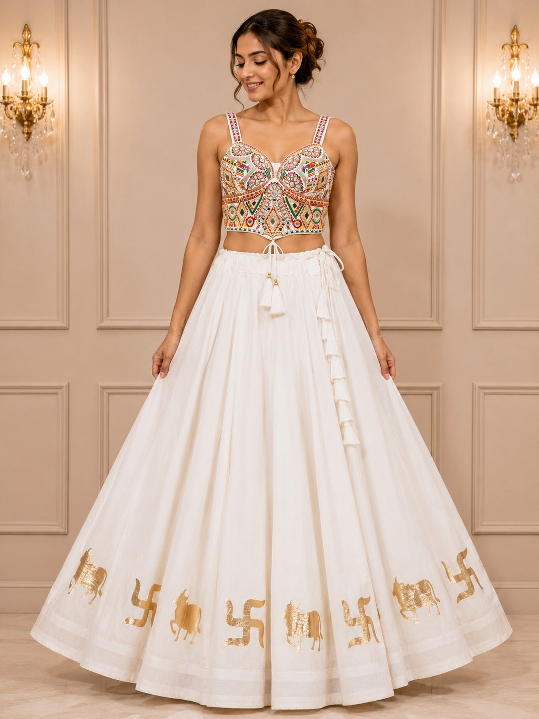 Navrang Shweta Royal Lehenga