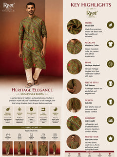 Abeer Emerald Bandhani Kurta