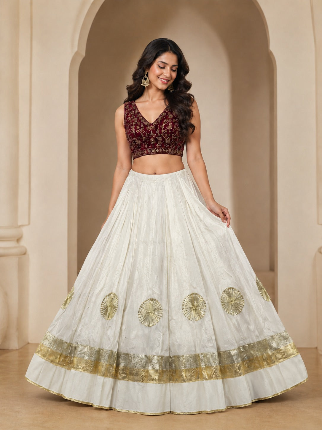 Zariya Garba Chakri Skirt only