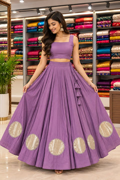 Raas-Rang Royale Skirt With Unstitched Blouse Pis