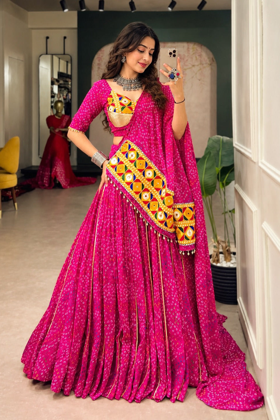 Bandhani Rang Royale Lehenga