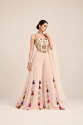 Gulbahar Noor Embroidered Palazzo Set