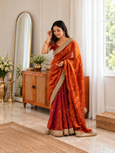 Kesar Gulal Traditional Silk Saree