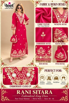 Rani Sitara Embroidered kaftan
