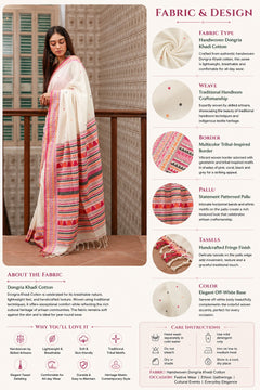 Dongria Heritage Khadi Saree