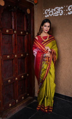 Sutrika Ilkal Heritage Saree