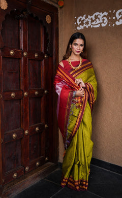 Sutrika Ilkal Heritage Saree
