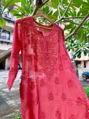 viscose georgette kurta