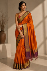 Kesar Royale Silk Semi Banarasi Saree