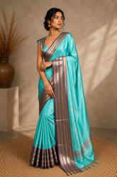 Kesar Royale Silk Semi Banarasi Saree