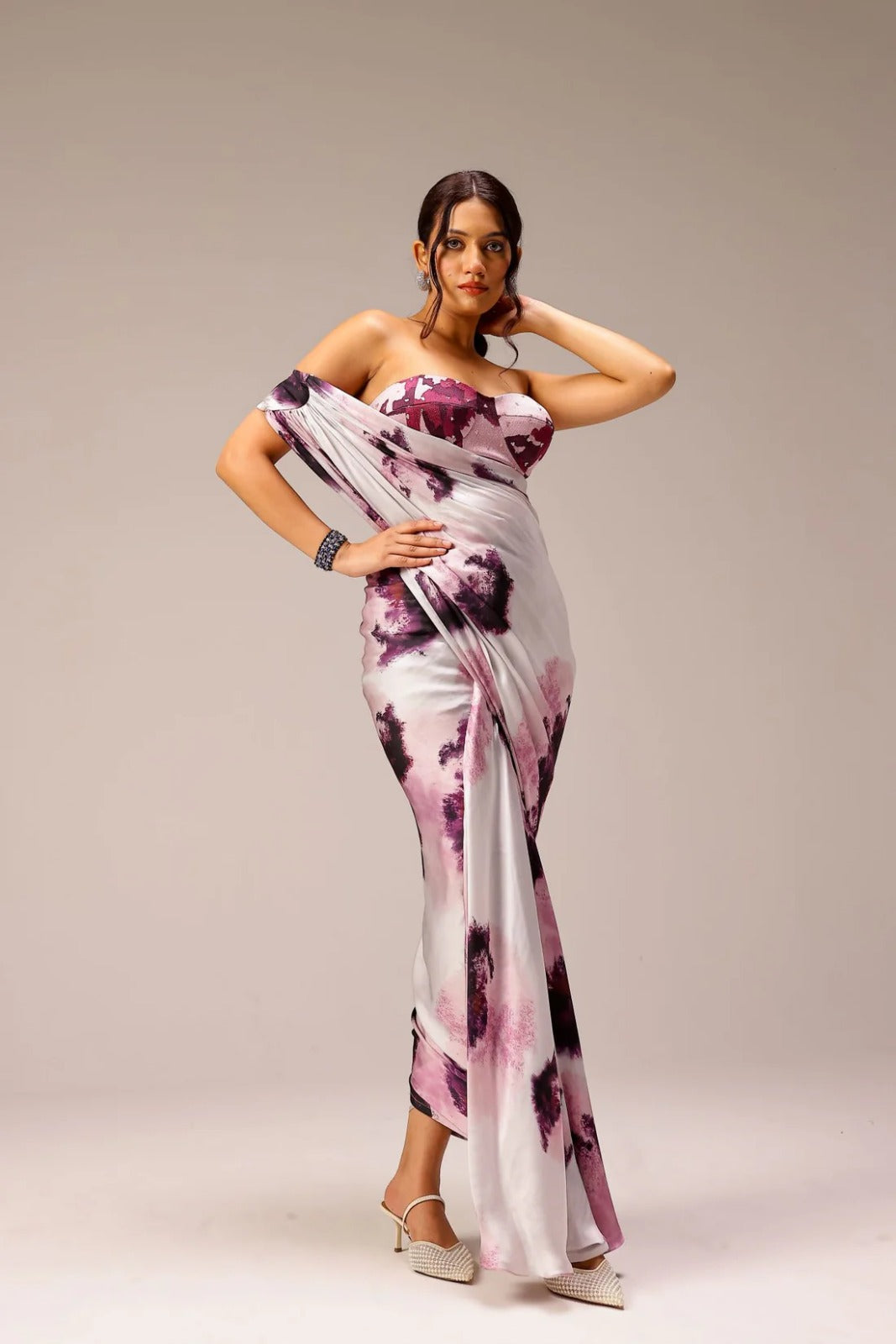 Mila Muse Draped Saree Set
