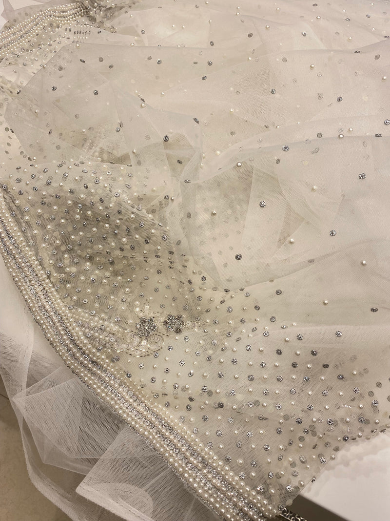 Designer net saree