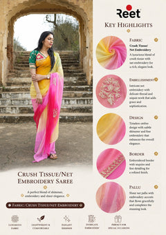 Rajputana Rani Gota Patti Angi saree with blouse