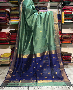Ashthdhara Maheshwari Keri Zari Buti Saree