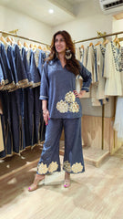 Blue Organic Cotton Denim Coord Set