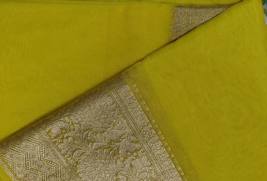 Banarasi Organza Zari Saree