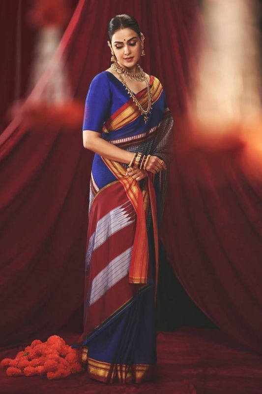 Timeless Elegance of Ilkal Khan Sarees - Inspired by Genelia
