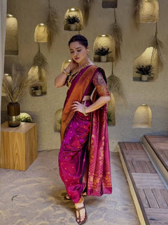 Beautiful Paithani Nauvari 9-Yard Saree Collection