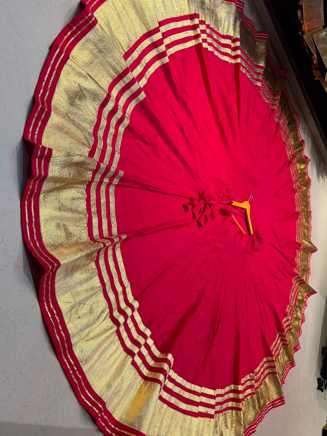 Pure Roman Cotton Silk 8+ Meter Flared Only Ethnic Skirt